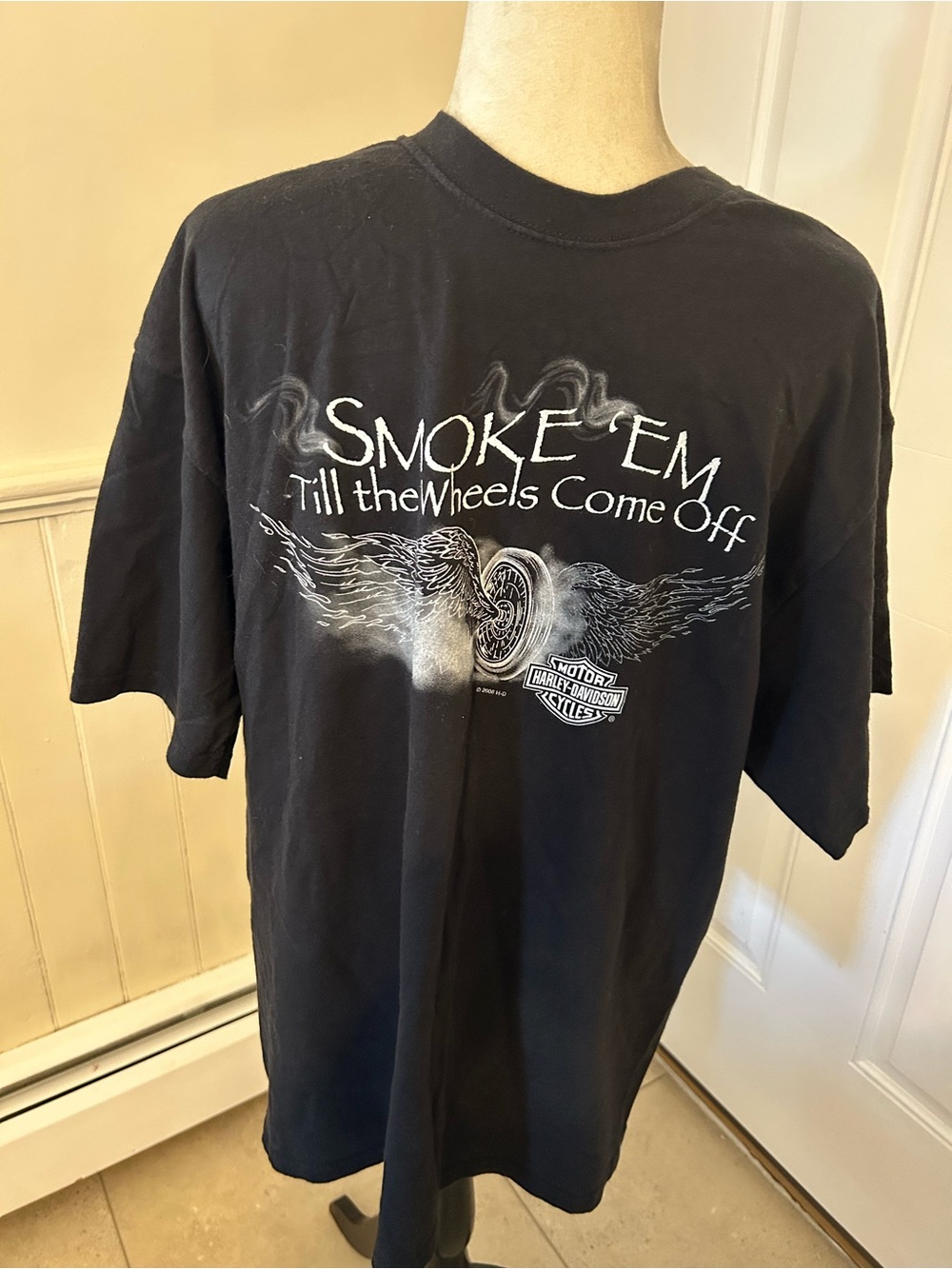 Harley-Davidson Black Graphic Tee From Schoch HD PA/Men’s Size X-Large